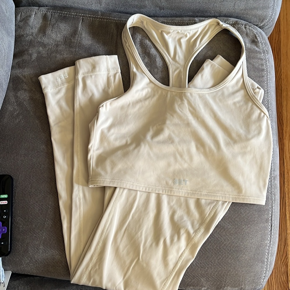 Set active tan/ stone set SOLD
